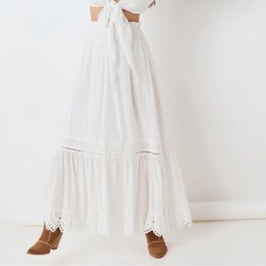 Spell Daisy chain maxi skirt